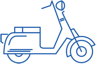A scooter icon